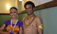 Germany Sindhu with Guruji after the show